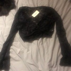 Forever 21 crop top lace